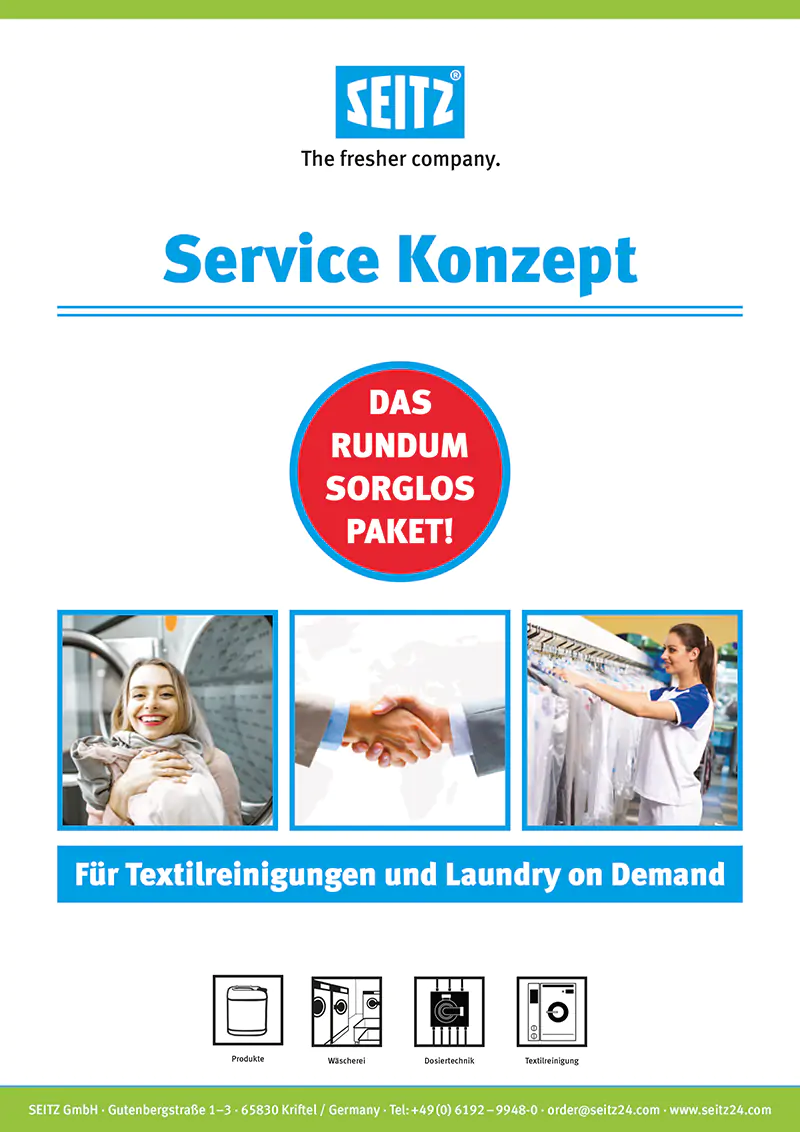 Cover der Broschüre: Service Konzept