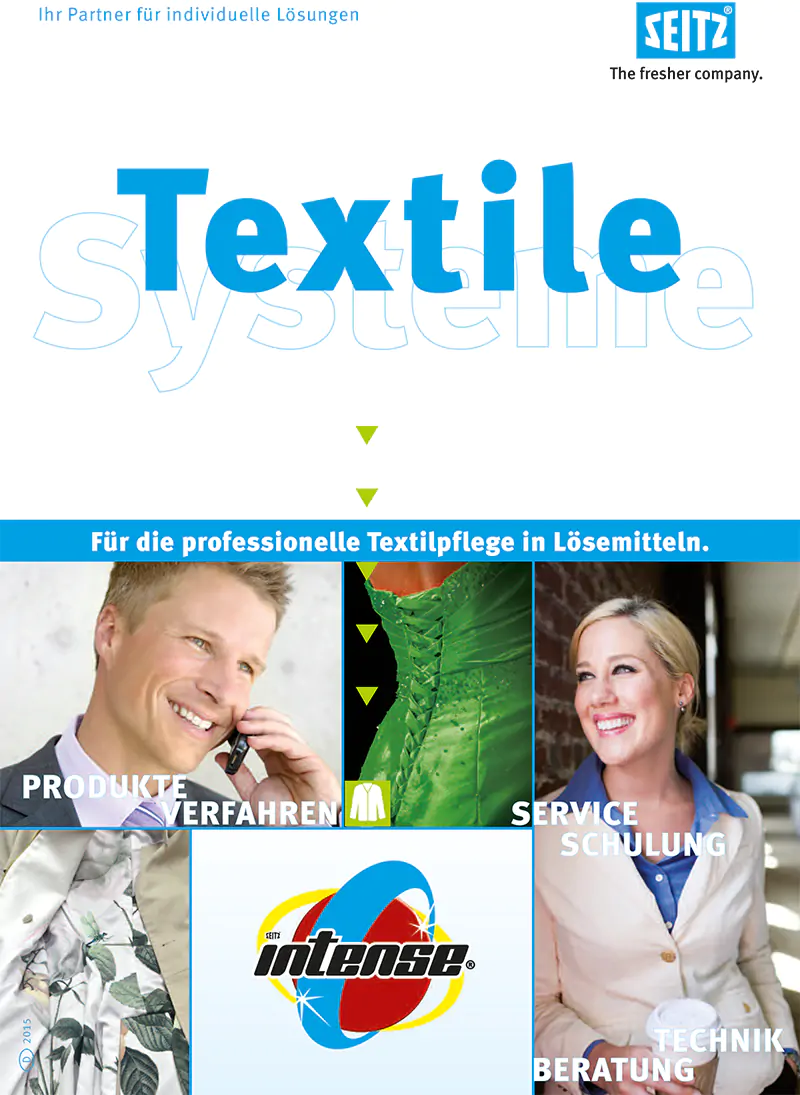 Cover der Broschüre: Textile Systeme
